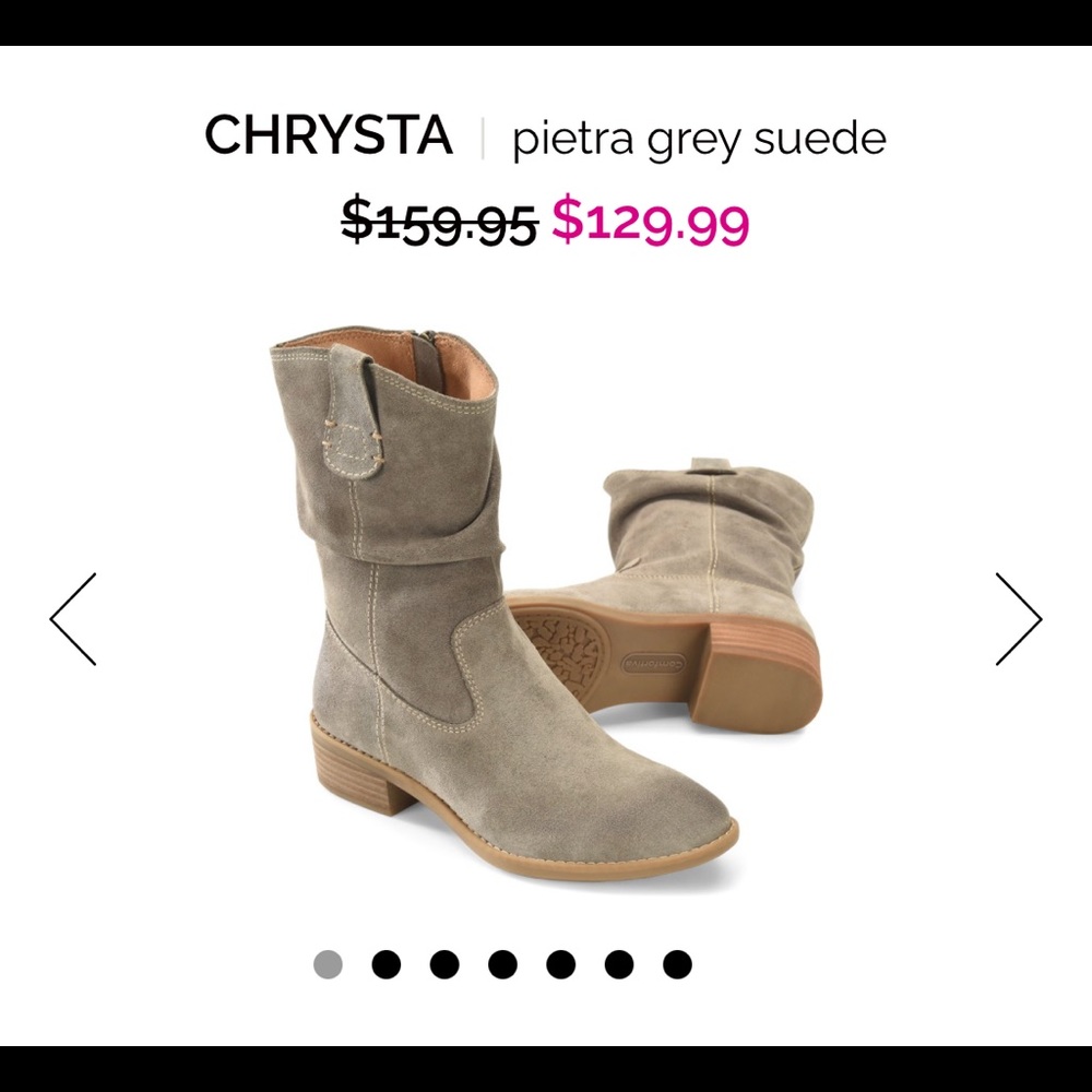 NWT Comfortiva Slouchy Boots size 7